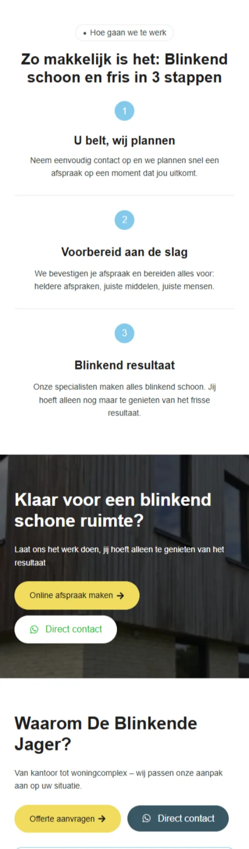 De Blinkende Jager feature pagina